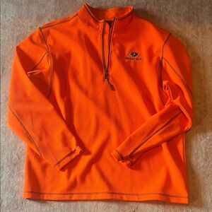 Mossy Oak Vibrant Orange Performance Pullover